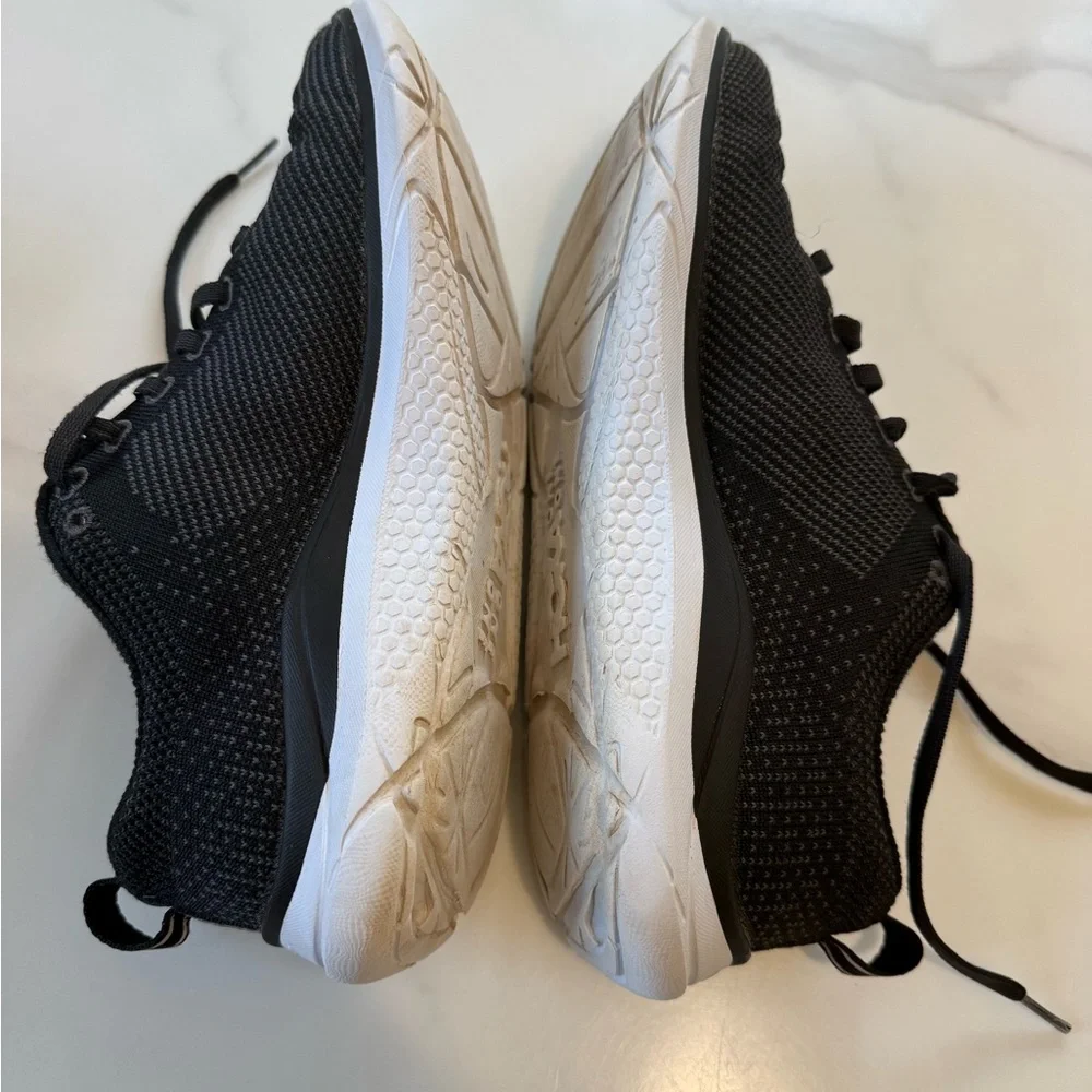 Hoka Black and White Athletic Sneakers - Picture 7 of 10